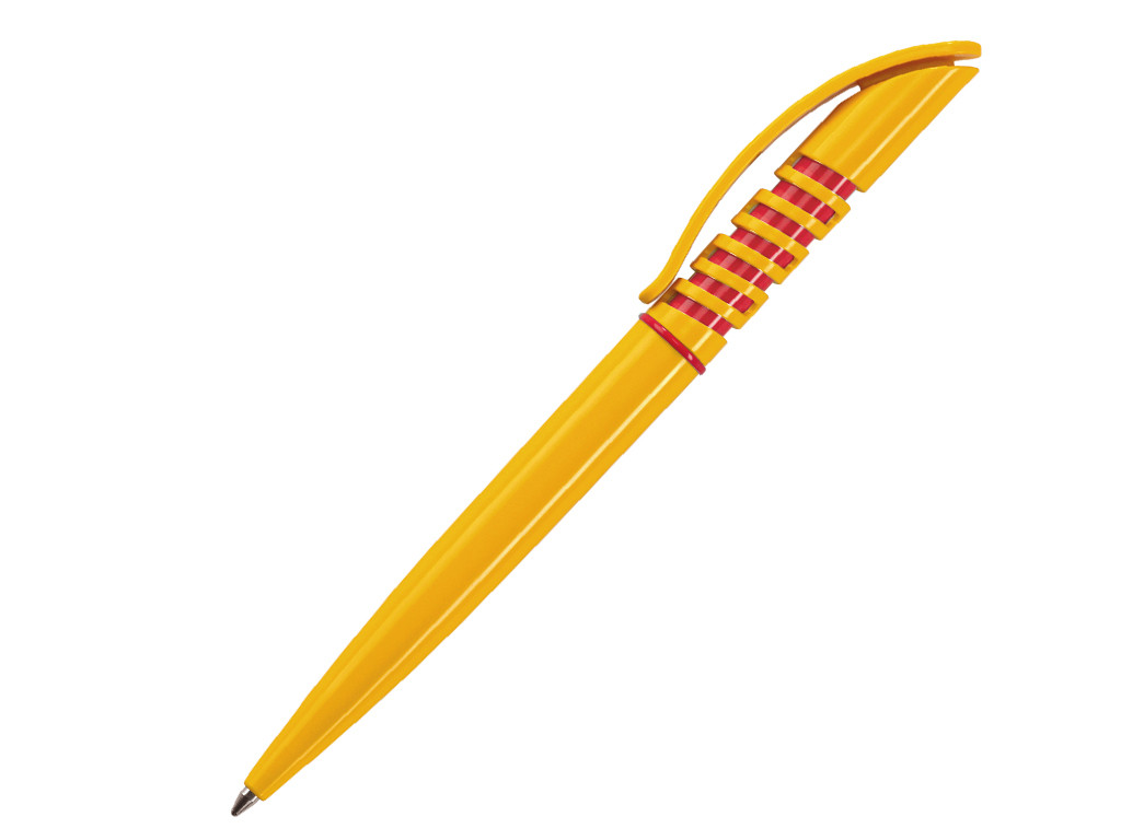 Ручка шариковая, пластик, желтый Winner