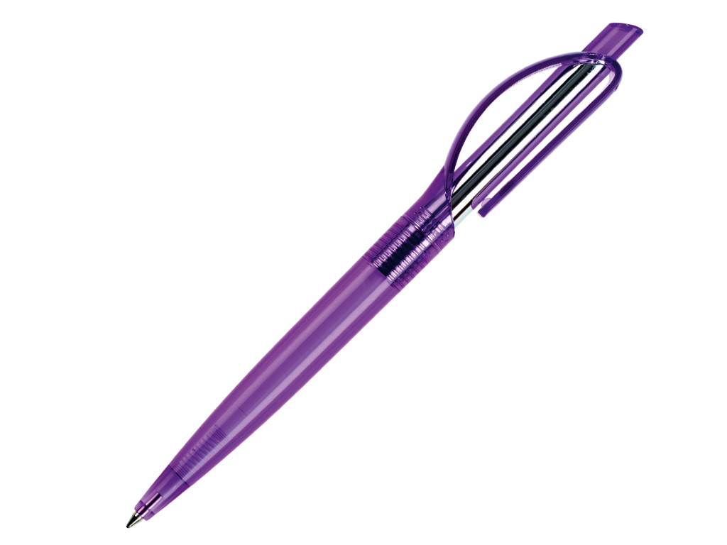 Ручка шариковая, пластик, фиолетовый Doppio