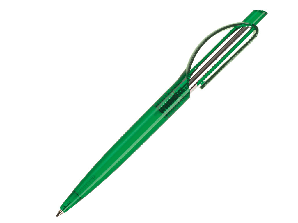 Ручка шариковая, пластик, зеленый Doppio