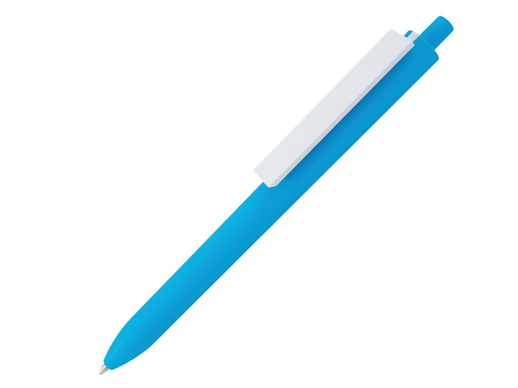 Ручка шариковая, пластик, голубой/белый El Primero Color