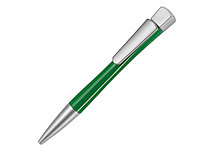 Ручка шариковая, пластик, зеленый, серебро Lenox