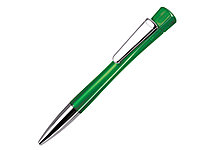 Ручка шариковая, пластик, прозрачный, зеленый Lenox
