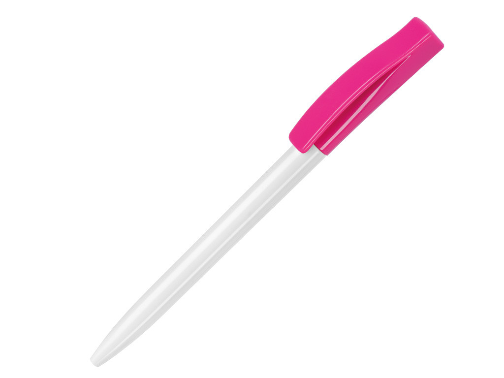 Ручка шариковая, пластик, белый/розовый Smart