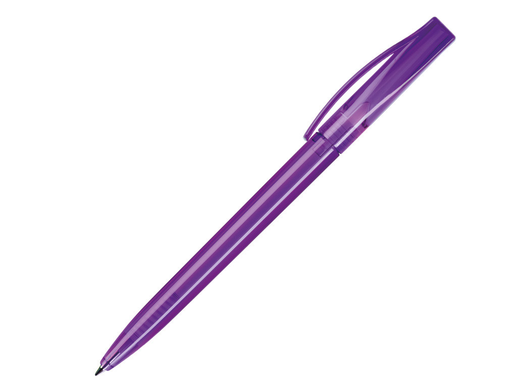 Ручка шариковая, пластик, фиолетовый, прозрачный Smart