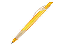 Ручка шариковая, пластик, желтый, прозрачный Lotus