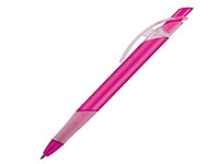 Ручка шариковая, пластик, розовый, прозрачный Lotus