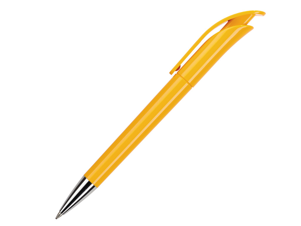 Ручка шариковая, пластик, желтый Focus