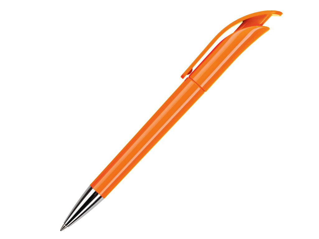 Ручка шариковая, пластик, оранжевый, FOCUS