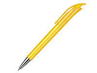 Ручка шариковая, пластик, желтый, прозрачный Focus