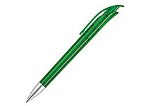 Ручка шариковая, пластик, зеленый, прозрачный Focus