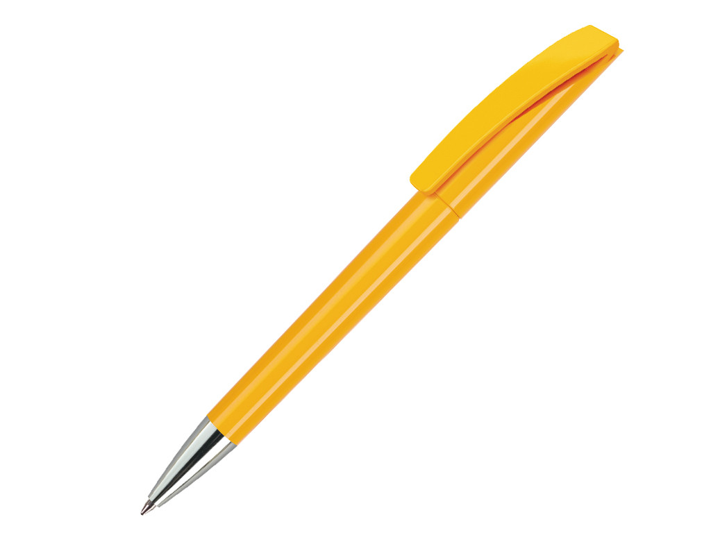 Ручка шариковая, пластик, желтый Evo