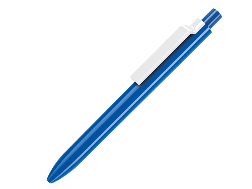 Ручка шариковая, пластик, синий/белый Eris