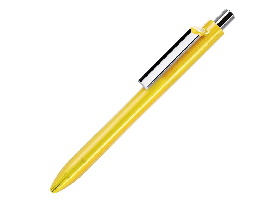 Ручка шариковая, пластик, желтый, прозрачный Eris