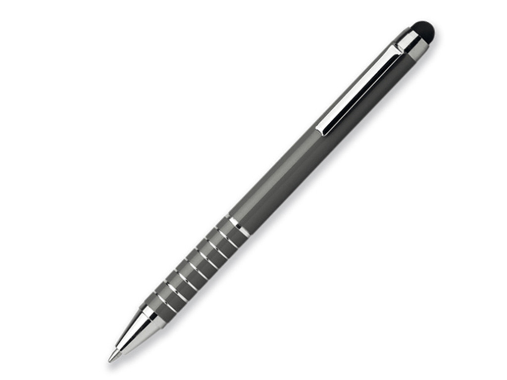 Ручка шариковая, металл, серый Shorty