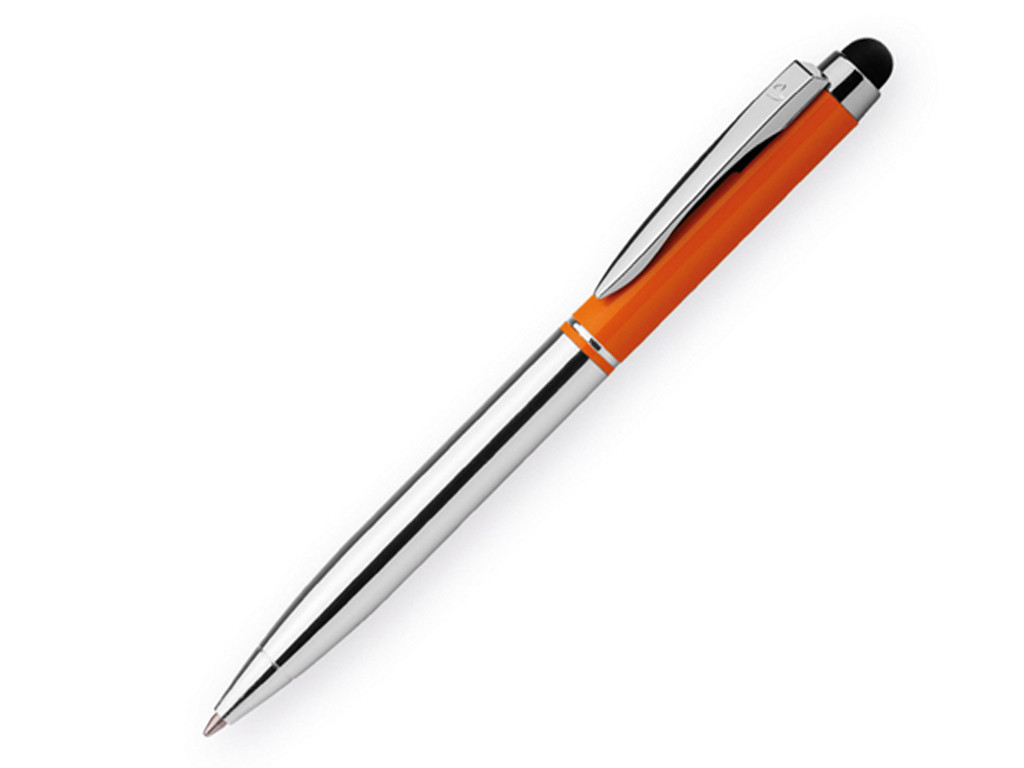 Ручка шариковая, металл, оранжевый Viera