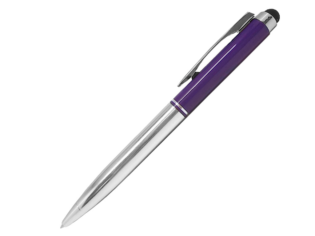 Ручка шариковая, металл, фиолетовый