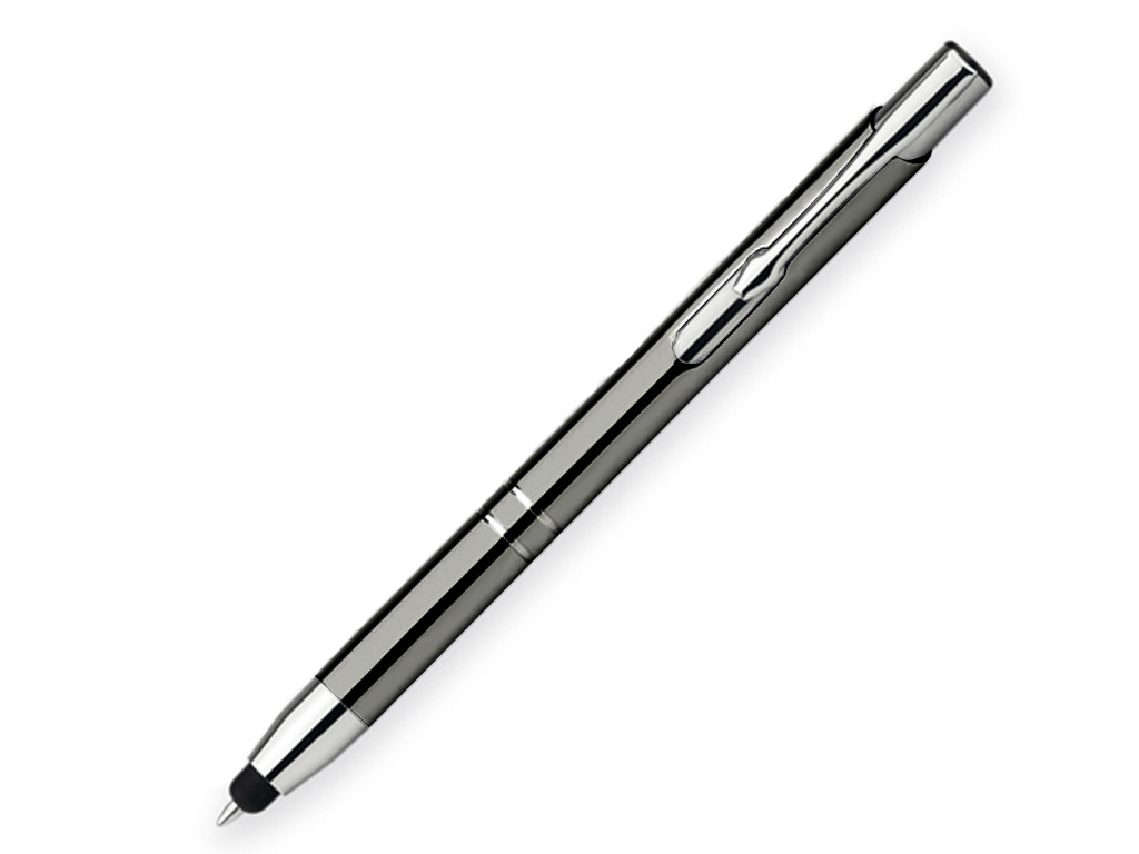 Ручка шариковая, металл, серый Oleg Touch