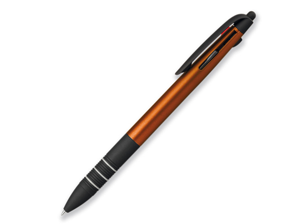 Ручка шариковая, пластик, оранжевый Multis