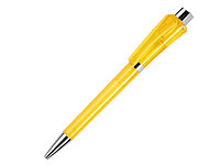 Ручка шариковая, пластик, желтый, прозрачный Optimus