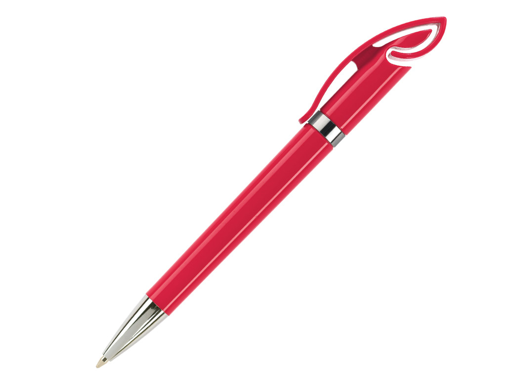 Ручка шариковая, пластик, красный Cobra