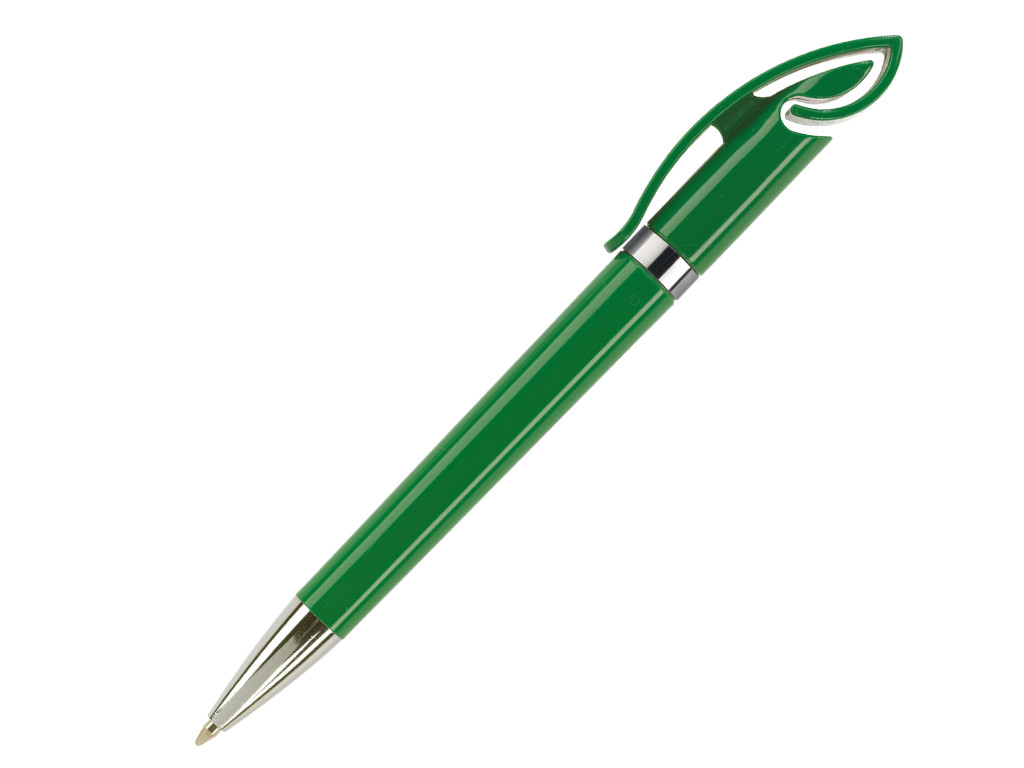 Ручка шариковая, пластик, зеленый Cobra