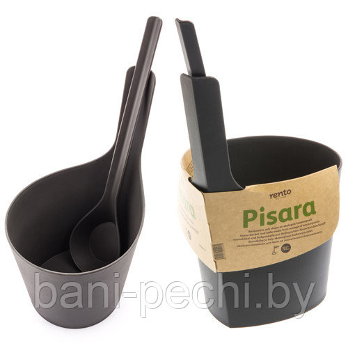 Комплект для сауны RENTO PISARA, чёрный - фото 2 - id-p92790663