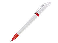 Ручка шариковая, пластик, белый/красный Cobra