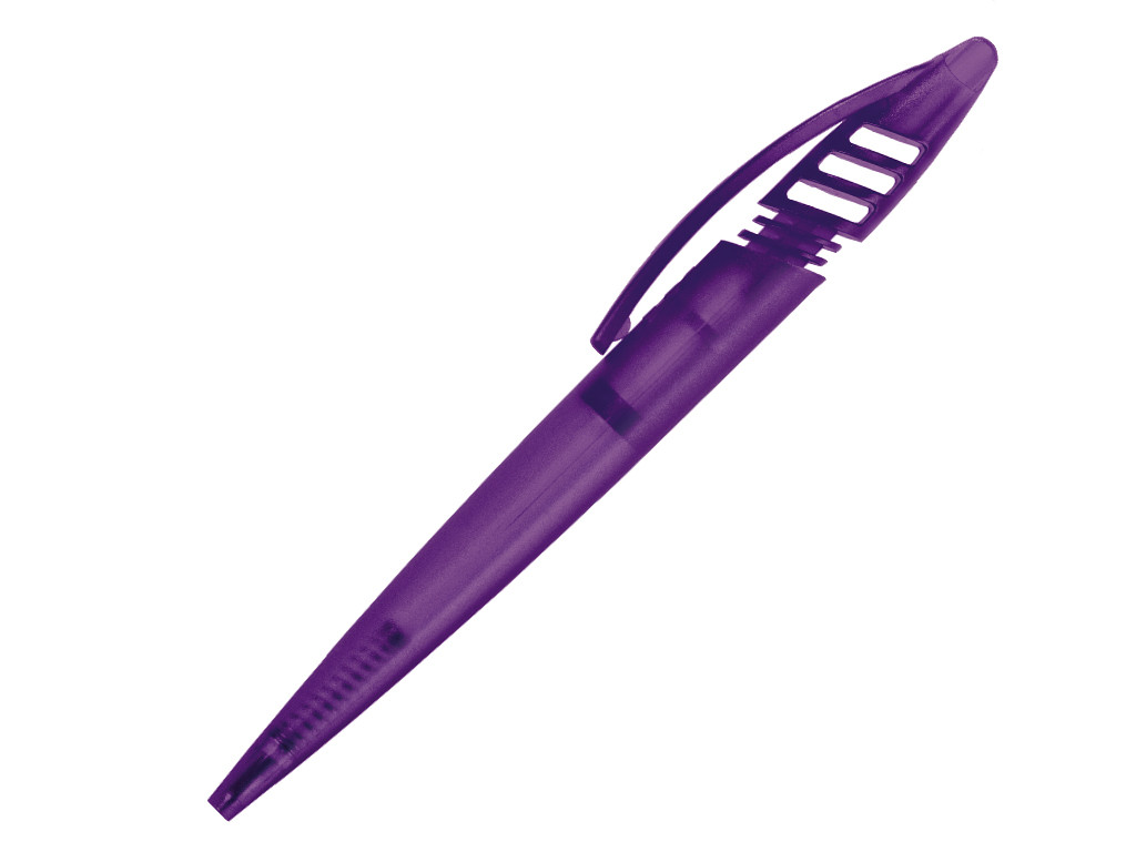 Ручка шариковая, пластик, фиолетовый, прозрачный Shark