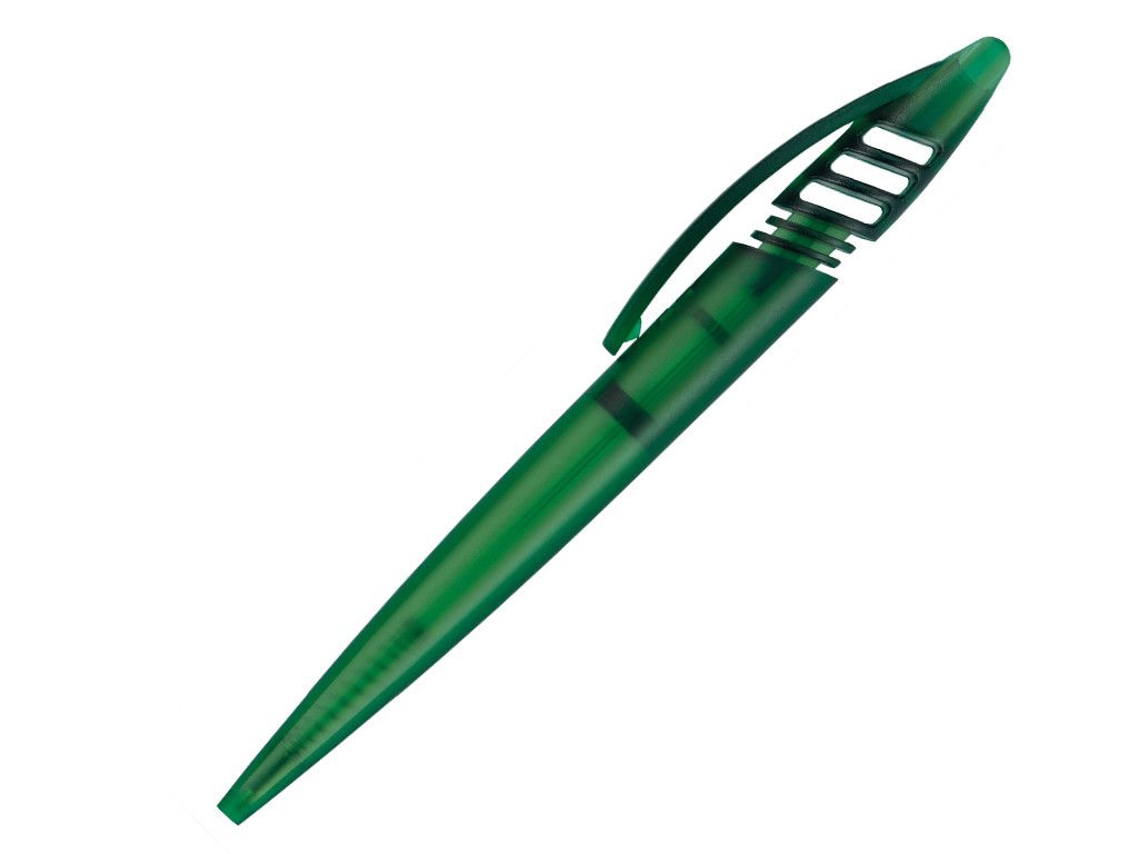 Ручка шариковая, пластик, зеленый, прозрачный Shark
