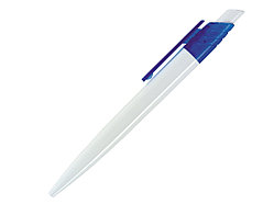 Ручка шариковая, пластик, белый/синий Dream