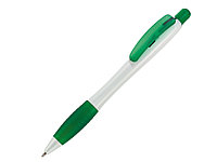 Ручка шариковая, пластик, белый/зеленый Aston