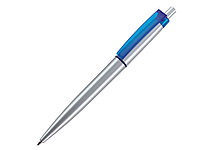 Ручка шариковая, пластик, серебро/синий Primo