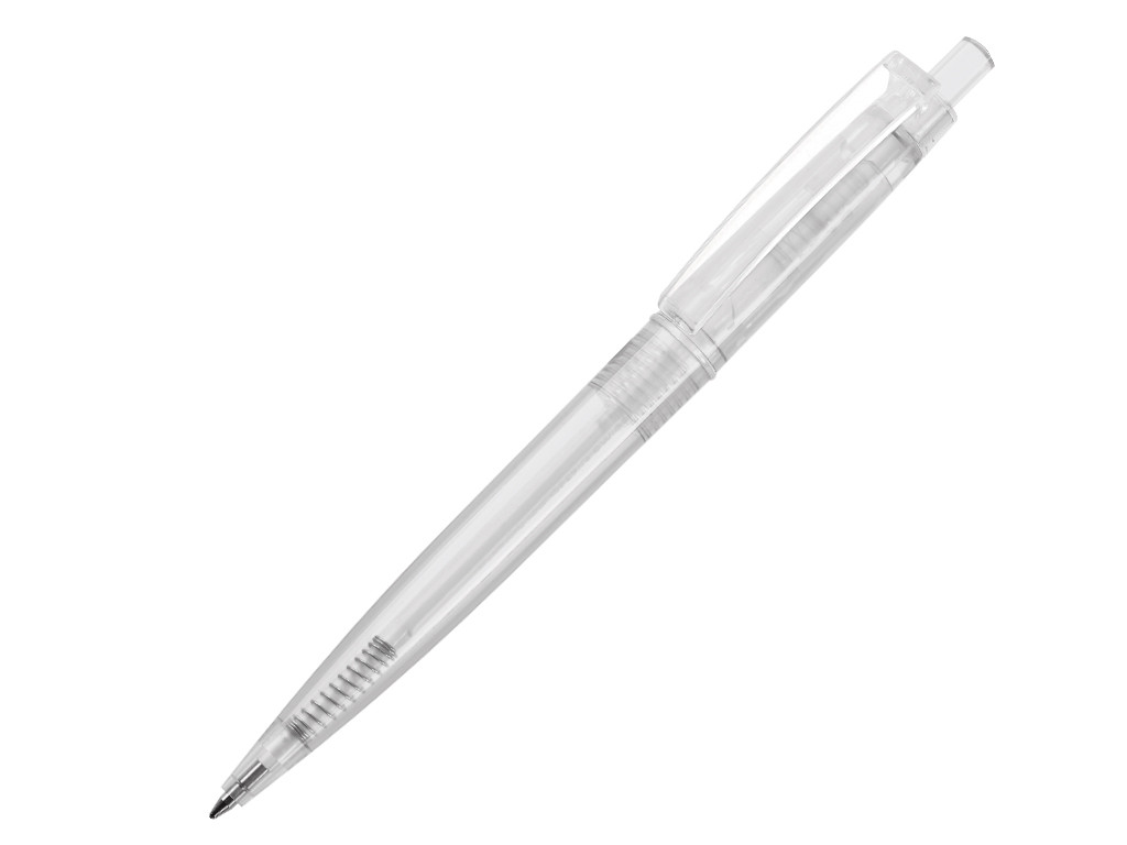 Ручка шариковая, пластик, белый, прозрачный Primo