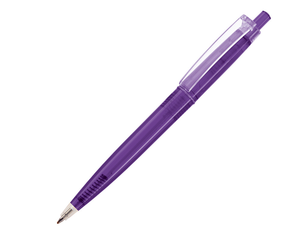 Ручка шариковая, пластик, фиолетовый, прозрачный Primo