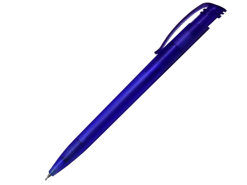 Ручка шариковая, пластик, фрост, синий, Puro