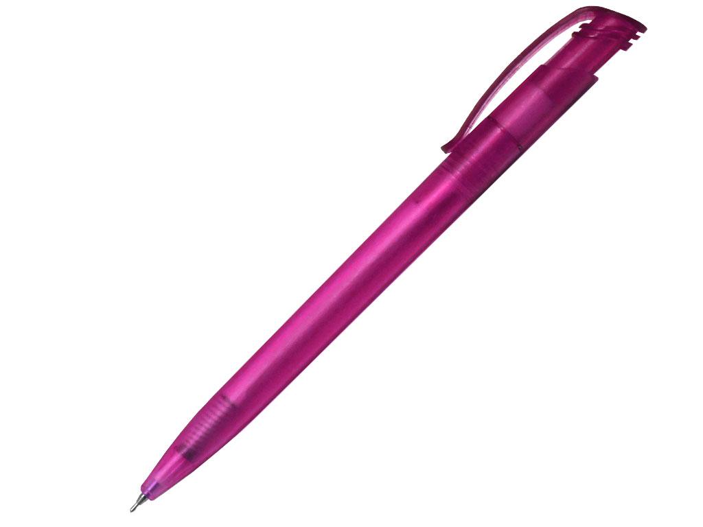 Ручка шариковая, пластик, фрост, розовый, Puro