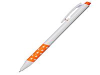 Ручка шариковая, пластик, белый/оранжевый, Pixel, фото 1