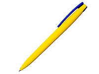 Ручка шариковая, пластик, софт тач, желтый/синий, Z-PEN Color Mix