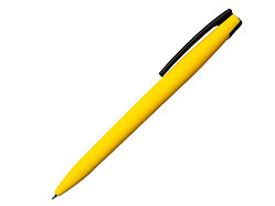 Ручка шариковая, пластик, софт тач, желтый/черный, Z-PEN Color Mix