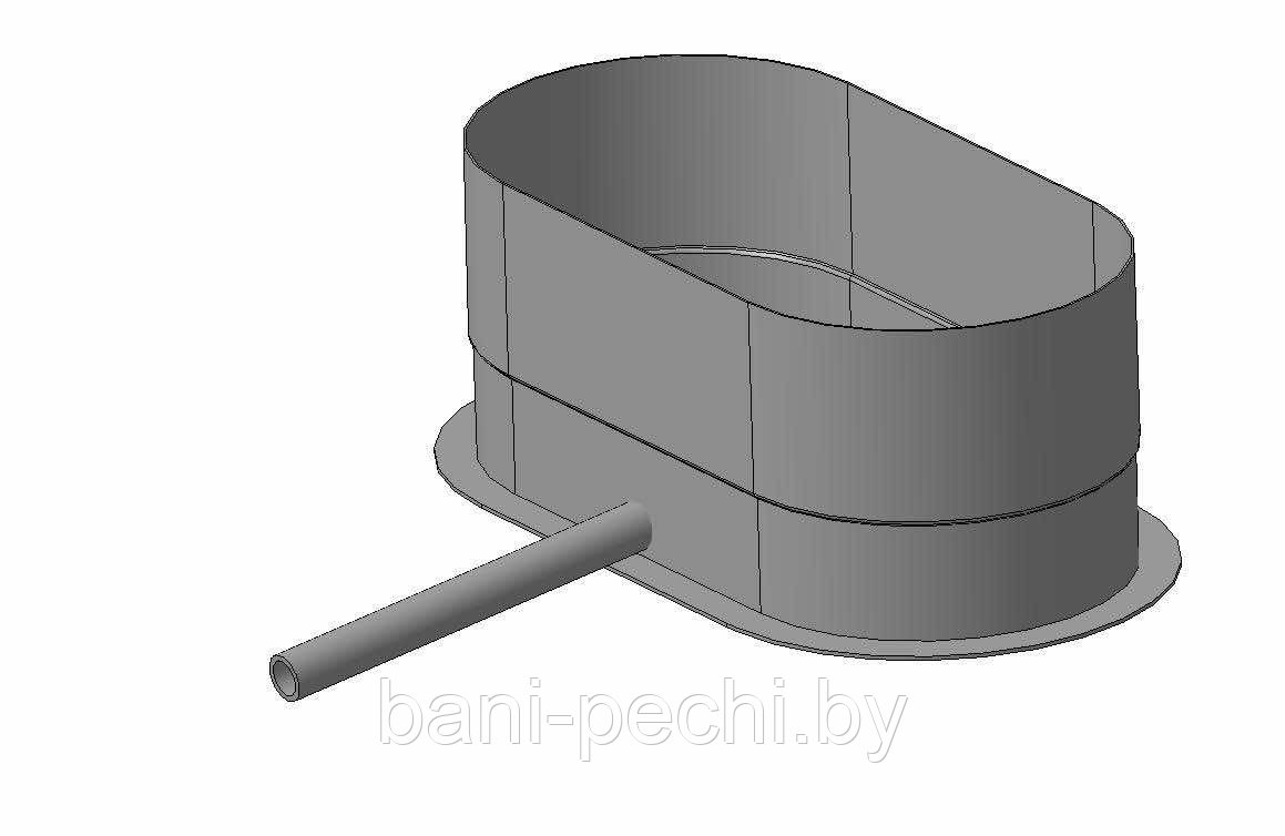 Конденсатоотводчик овальный ф100*200 - 130*240