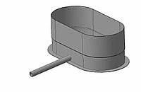 Конденсатоотводчик овальный ф100*200 - 130*240