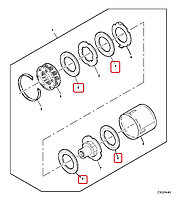 Диск фрикционный LCA59046 LCA59046 Диск фрикционный LCA59046
