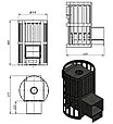 Банная чугунная печь Везувий Ураган Стандарт 12 (ДТ-3), фото 3