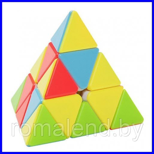 Головоломка Пирамидка-треугольник цветной (Pyraminx Color) - фото 1 - id-p92841156