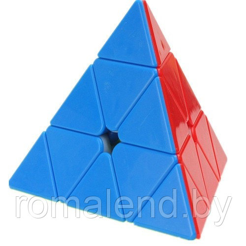 Головоломка Пирамидка-треугольник цветной (Pyraminx Color) - фото 5 - id-p92841156