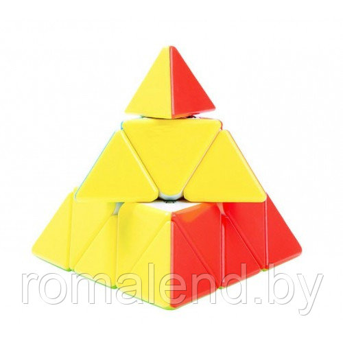 Головоломка Пирамидка-треугольник цветной (Pyraminx Color) - фото 3 - id-p92841156