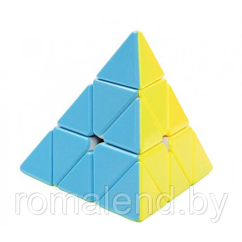 Головоломка Пирамидка-треугольник цветной (Pyraminx Color) - фото 4 - id-p92841156