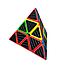 Головоломка Пирамидка-треугольник черный с наклейками, фото 2