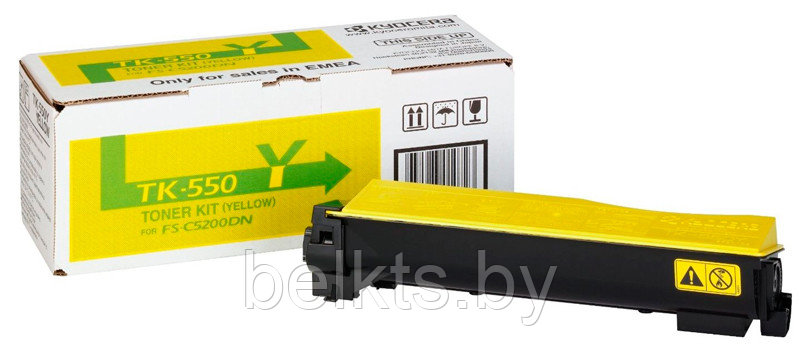 Заправка картриджа Kyocera TK-550Y FS-C5200 Yellow