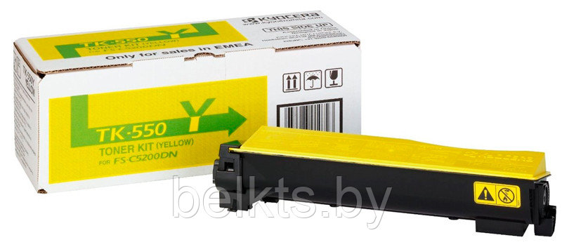 Заправка картриджа Kyocera TK-550Y FS-C5200 Yellow